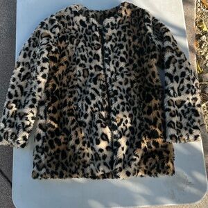 Leopard Print Boutique Forever 21 Coat